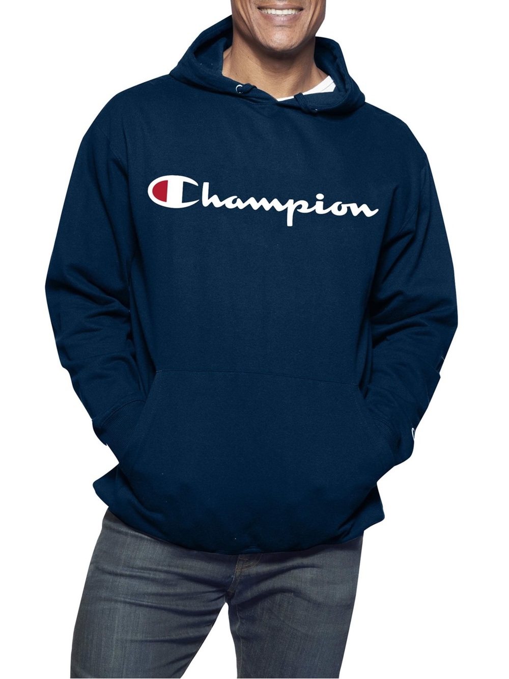 Champion Men’s Navy Blue Hoodie